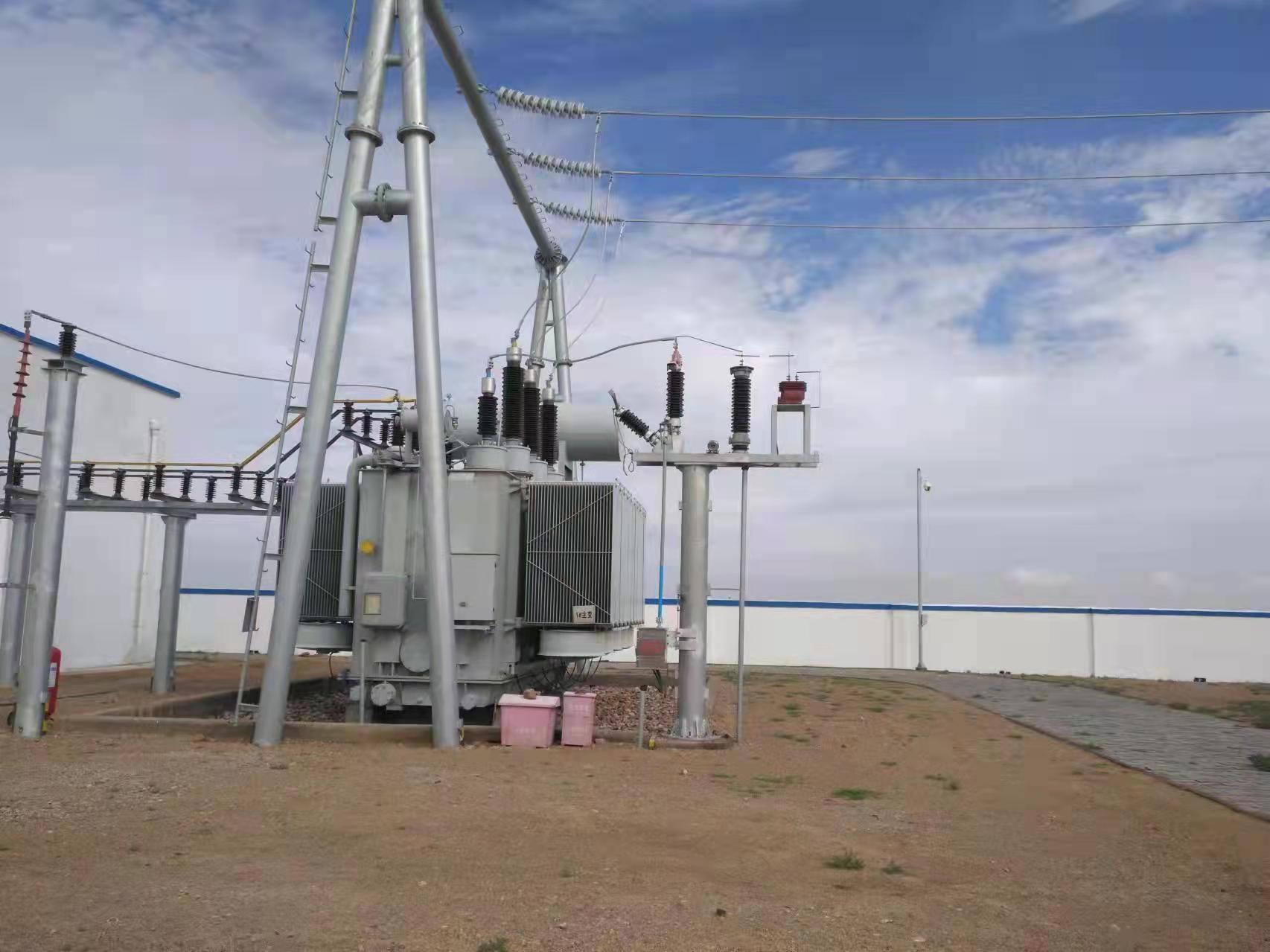 甘肃光伏电站项目110KV中性点成套装置应用于现场
